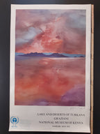 Pierre Graziani original art poster used condition - 24.7"×38.6" (62.7×98cm)
