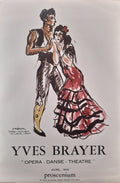 Yves Brayer original art poster - 19.6"×29.3" (49.8×74.5cm)