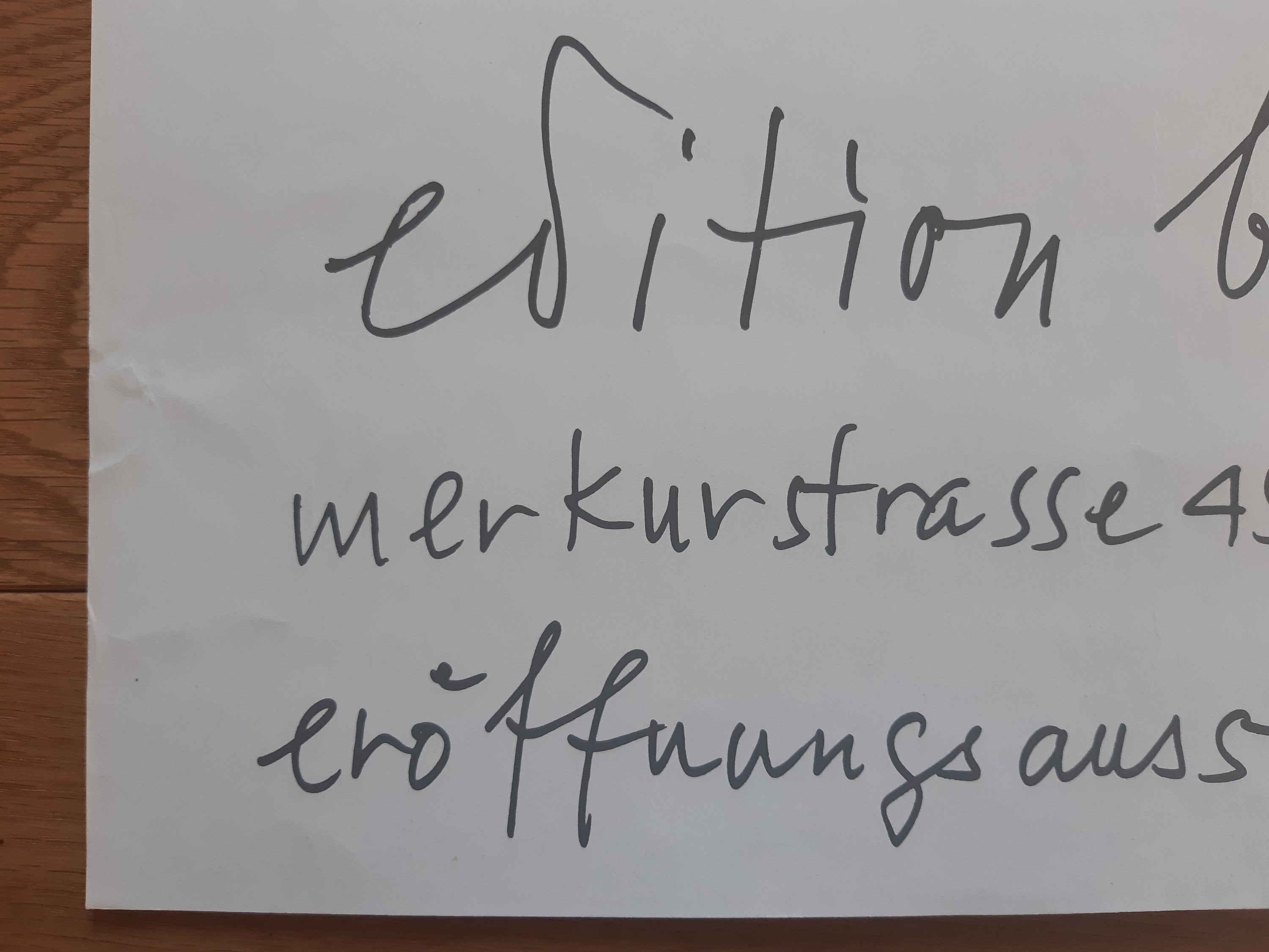 Max Bill original art poster lithograph - 20.7"×29.3" (52.7×74.5cm)