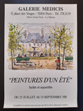 Denise Bertiére original art poster - 19.3"×27.2" (49×69cm)
