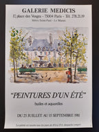 Denise Bertiére original art poster - 19.3"×27.2" (49×69cm)
