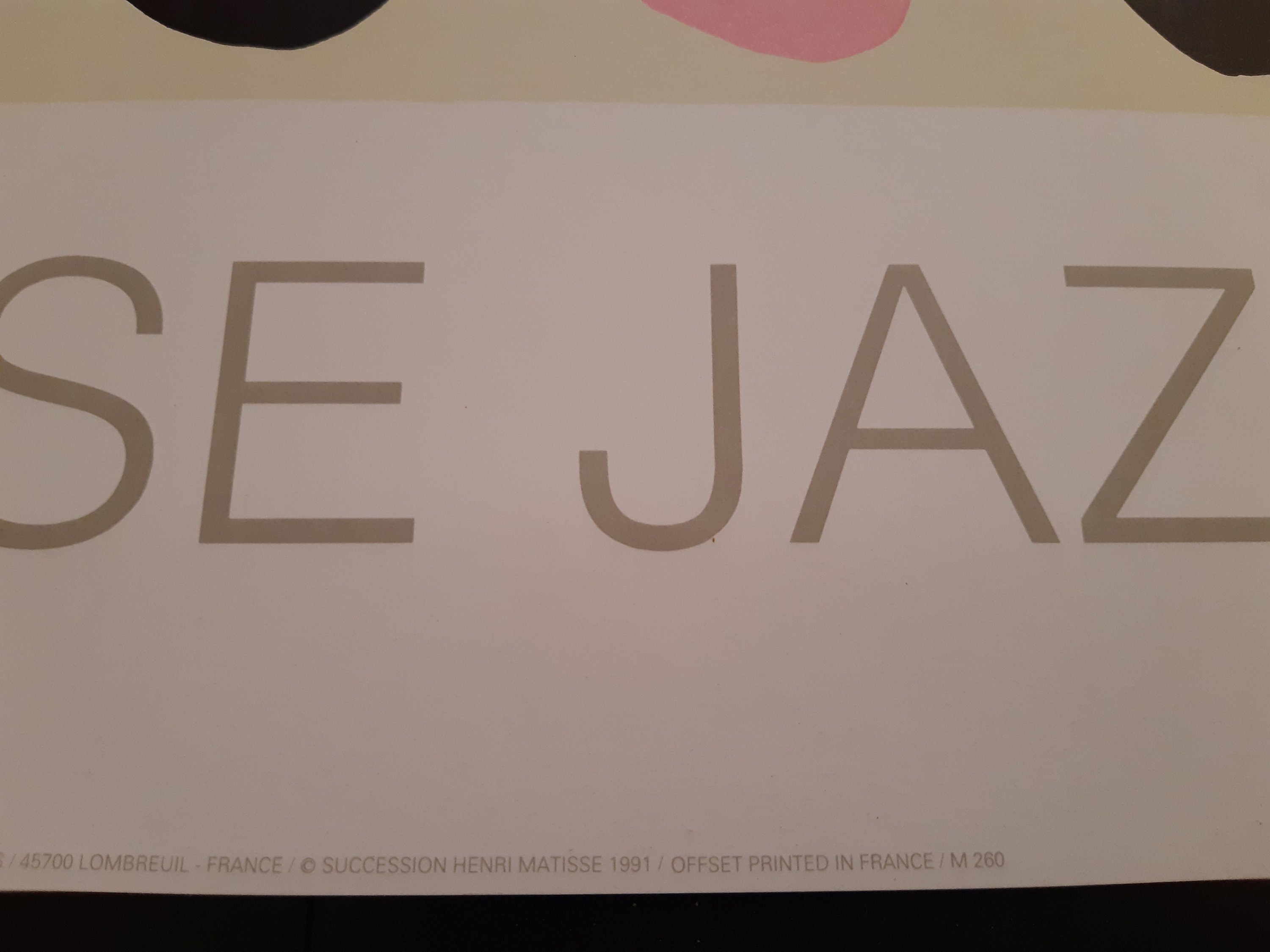 Henry Matisse Jazz vintage poster - 23.6"×31.5" (60×80cm)