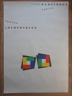 Verena Loewensberg original art exhibition poster - 35.8"×50.4" (91×128cm)