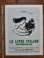 Marc Chagall original mini poster - 9.6"×13.2" (24.5×33.5cm)
