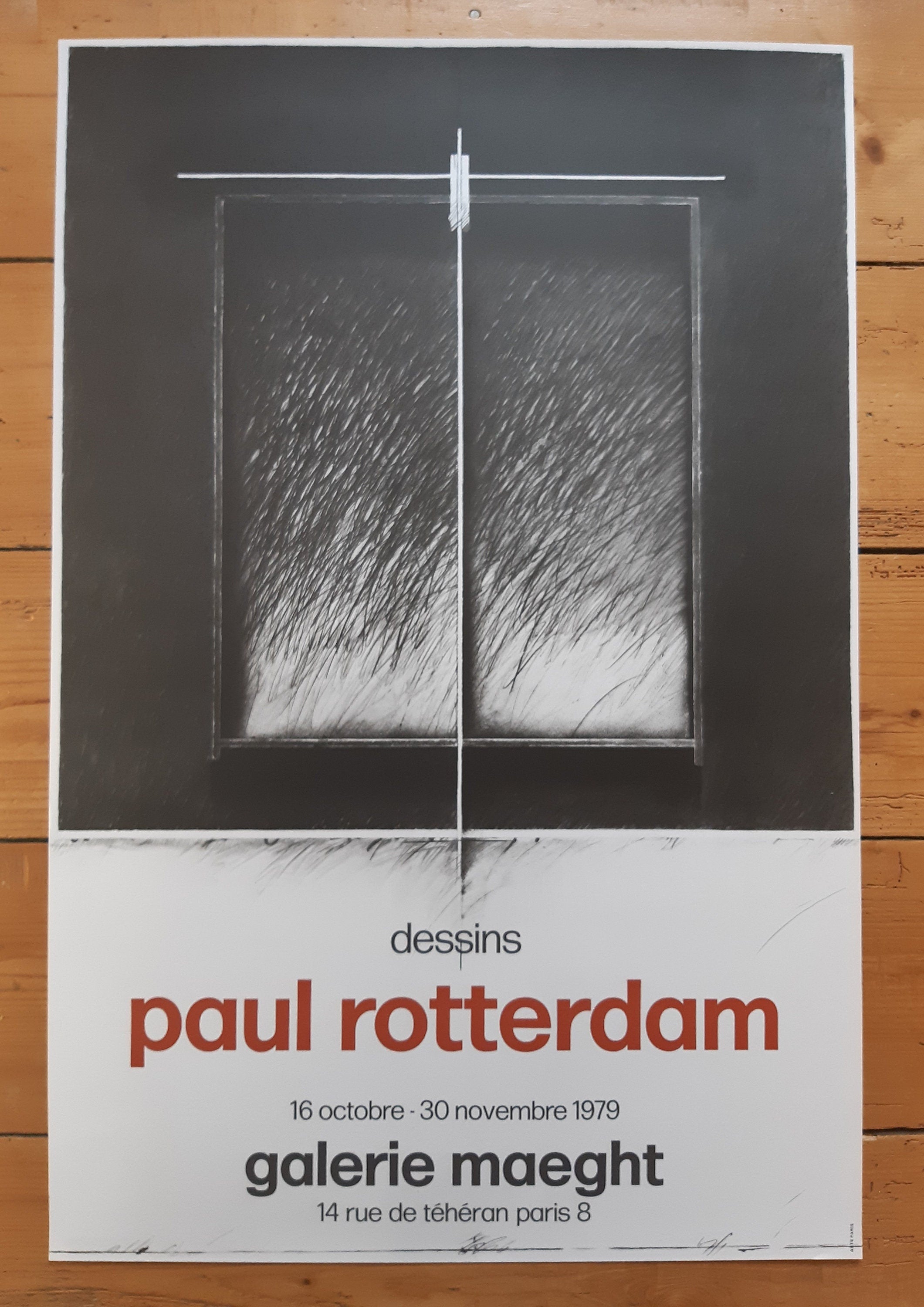 Paul Rotterdam originales Kunstausstellungsplakat - 19.7"×29.7" (50×75.5cm)