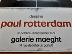 Paul Rotterdam originales Kunstausstellungsplakat - 19.7"×29.7" (50×75.5cm)