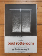 Paul Rotterdam originales Kunstausstellungsplakat - 19.7"×29.7" (50×75.5cm)