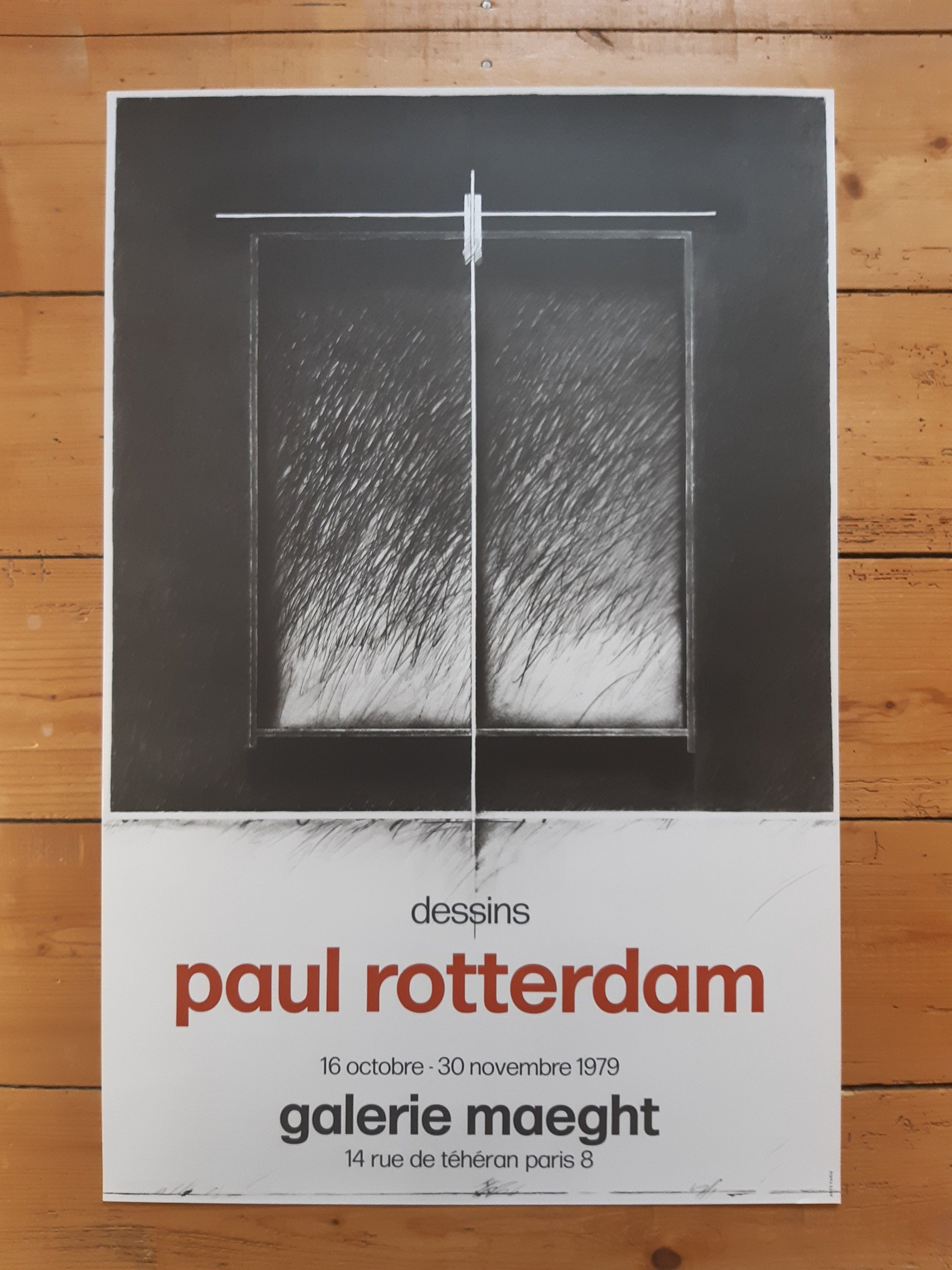 Paul Rotterdam originales Kunstausstellungsplakat - 19.7"×29.7" (50×75.5cm)