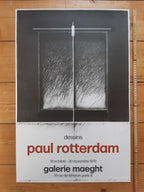 Paul Rotterdam originales Kunstausstellungsplakat - 19.7"×29.7" (50×75.5cm)