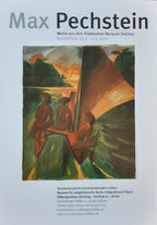 Max Pechstein original art poster - 23.4"×33.1" (59.4×84cm)