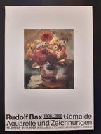Rudolf Bax Ausstellungsplakat – 57 × 81 cm