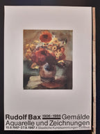 Rudolf Bax Ausstellungsplakat – 57 × 81 cm