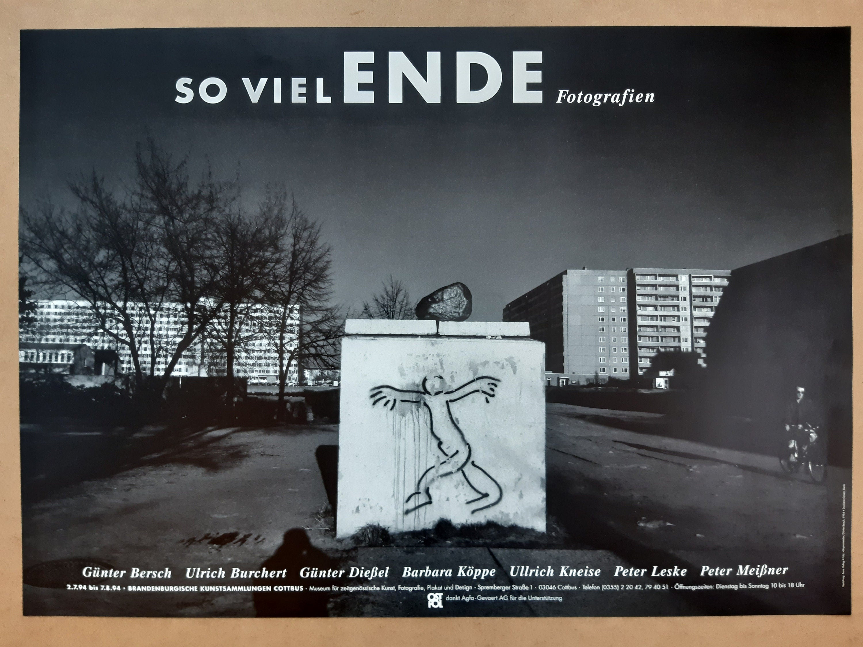 Günter Bersch original photo poster streetart - 33.1"×23.2" (84×59cm)