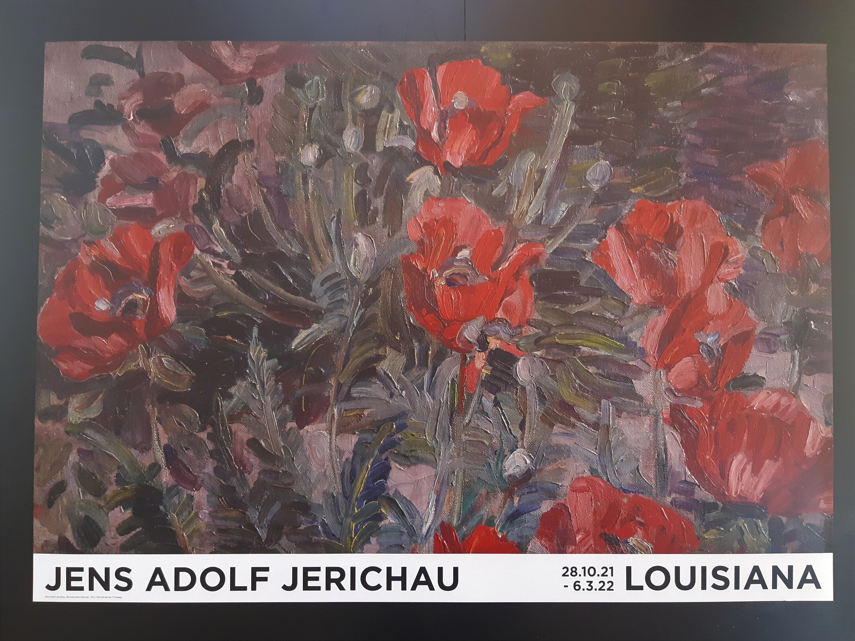 Jens A. Jerichau Kunstausstellung Poster – 59.5×84cm (23.4"×33.1")