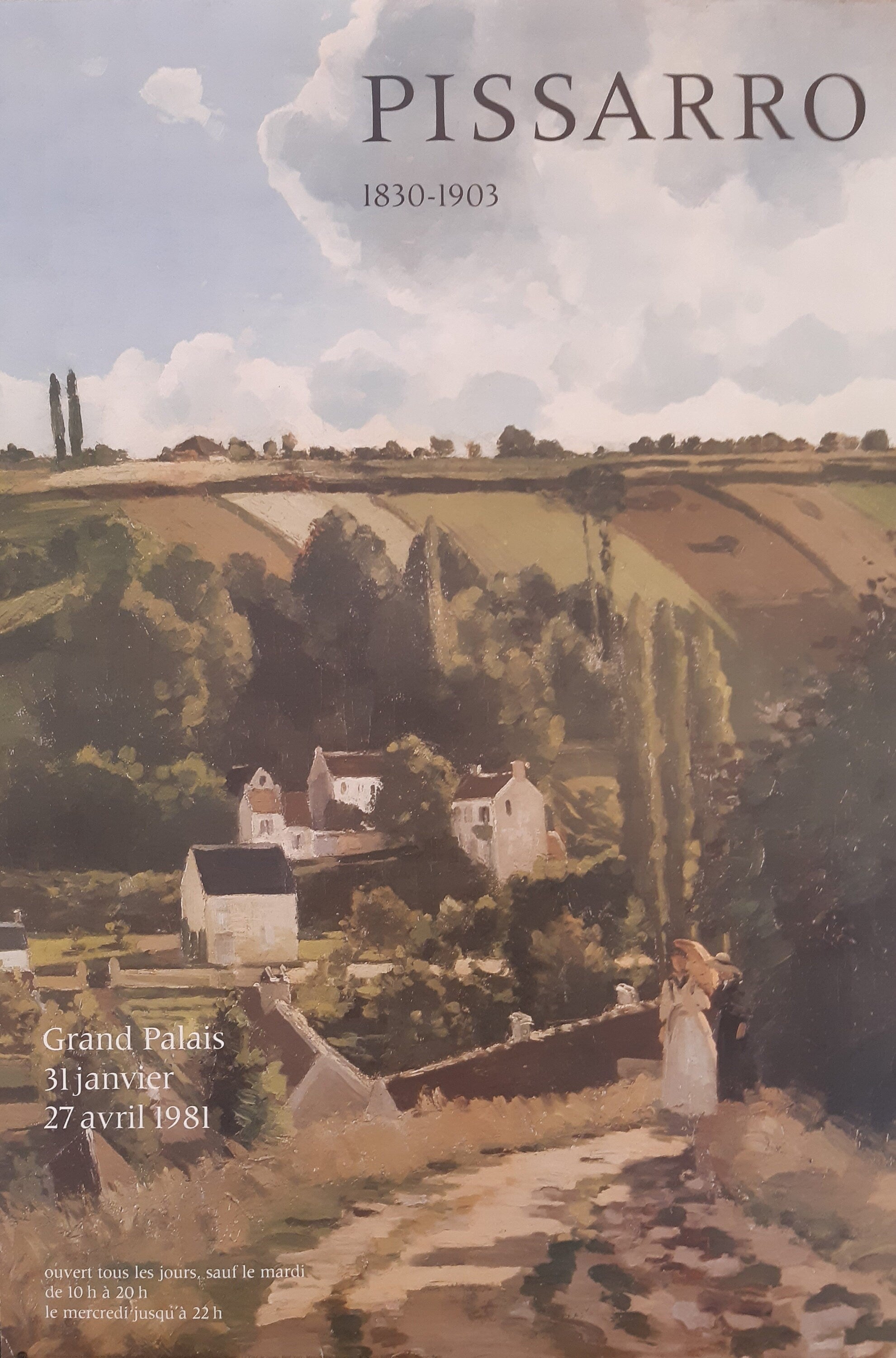 Pissarro Original-Kunstposter – 40×60 cm