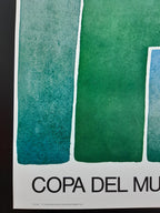 España 1982 Zaragoza original art poster Folon - 23.6"×37.2" (60×94.5cm)