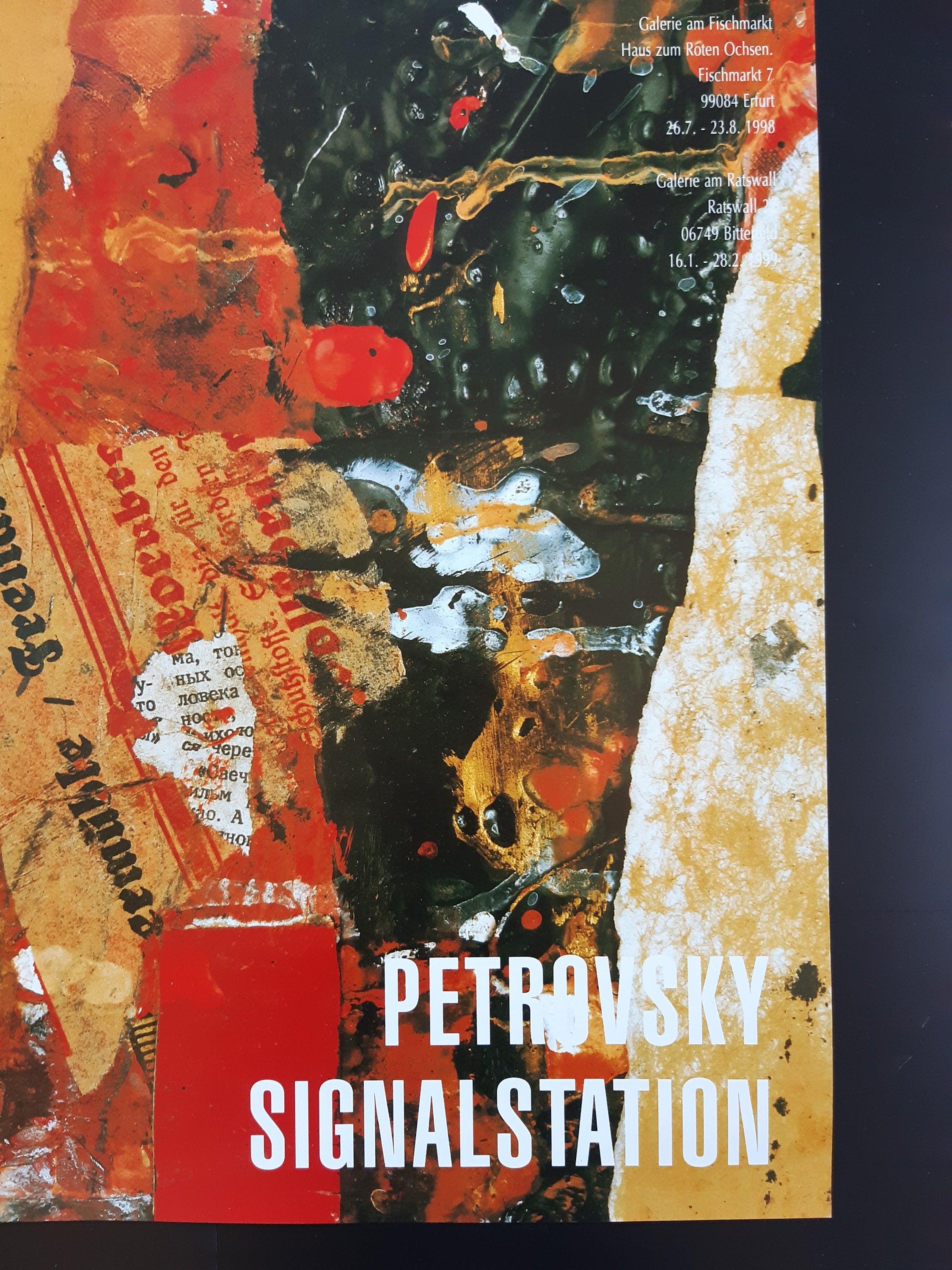 Affiche d'art originale de Wolfgang Petrowsky - 59×84cm (23,2"×33,1")