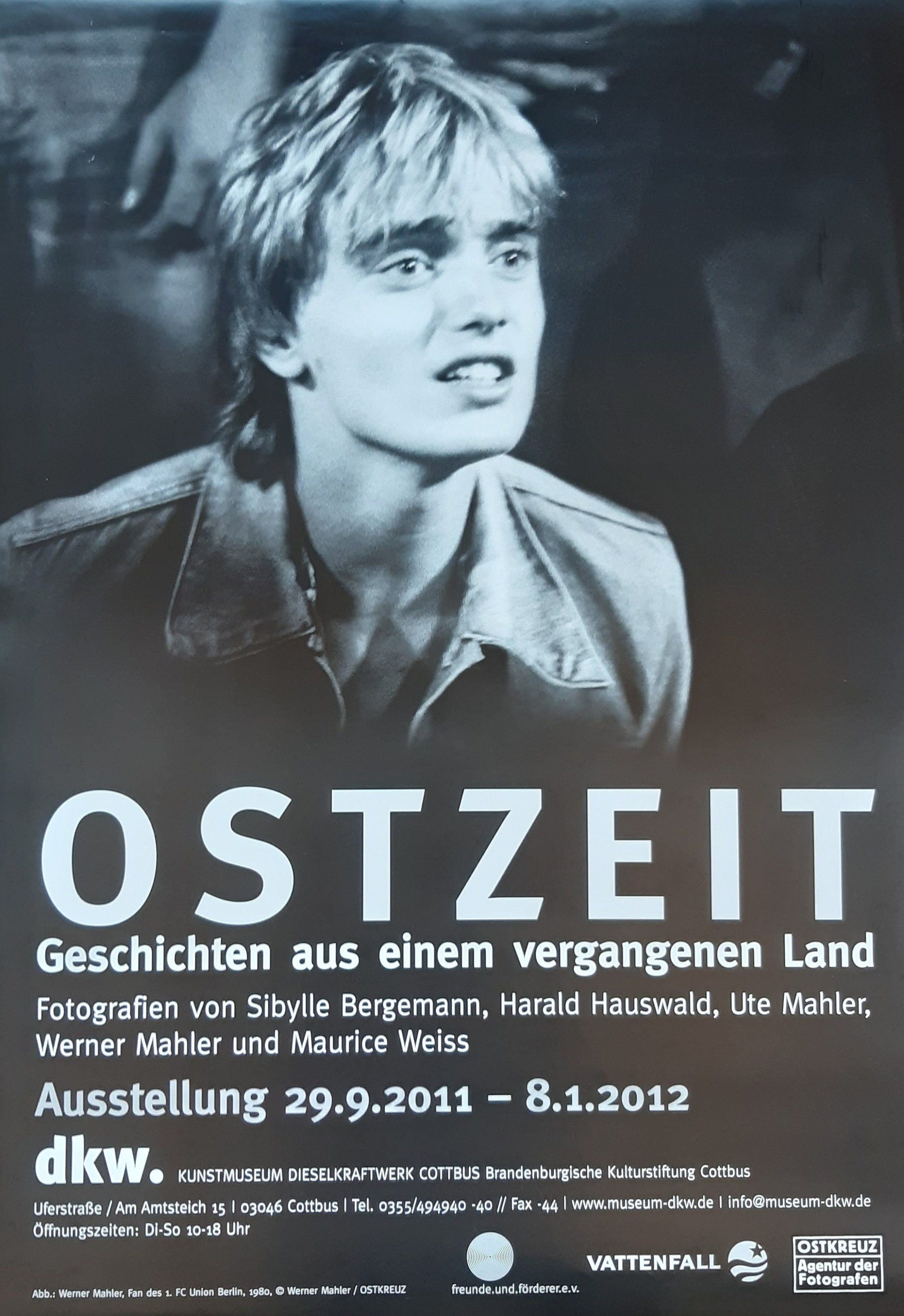 East German photography poster portrait Werner Mahler - 23.2"×33.1" (59×84cm)
