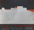 Nicolas de Staël art exhibition poster - 26.4"×24.0" (67×61cm)