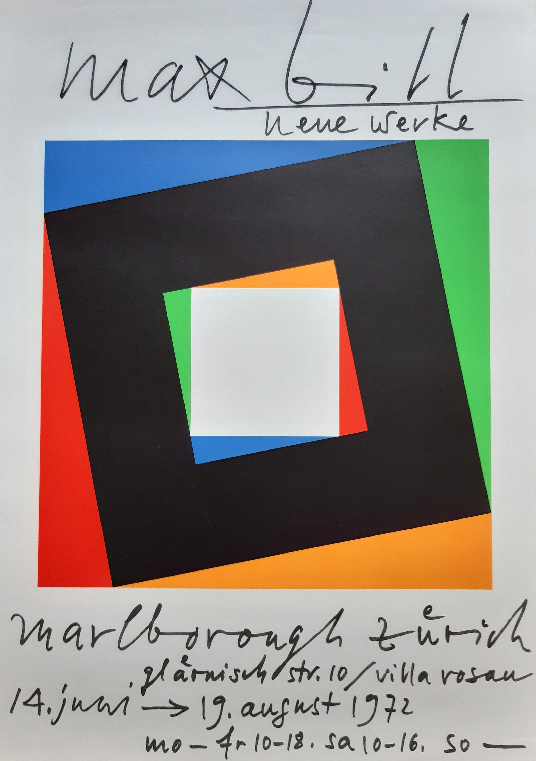 Max Bill Originalplakat – 50×70 cm