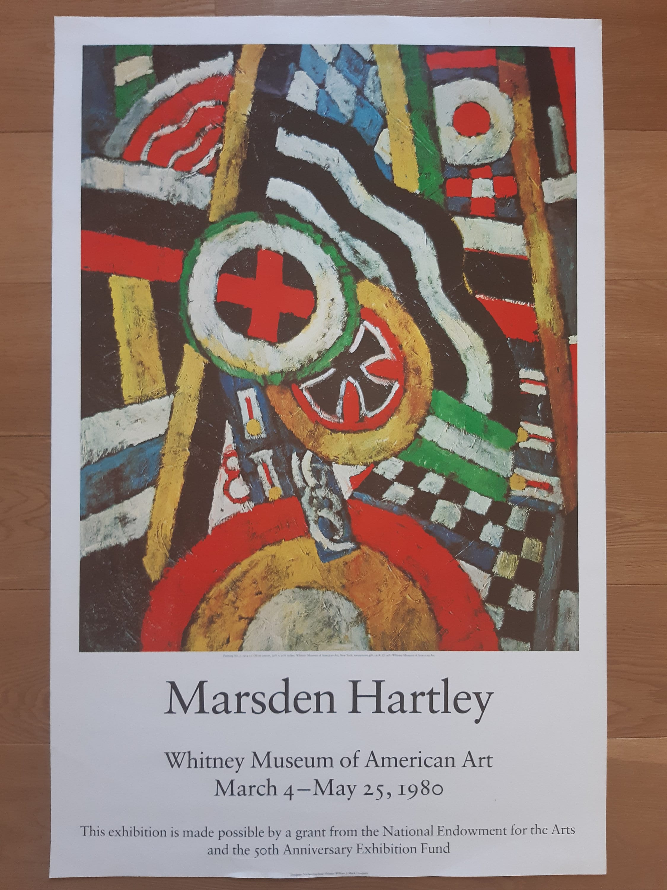 Originales Kunstposter von Marsden Hartley – 27,1"×42,1" (68,8×107cm)