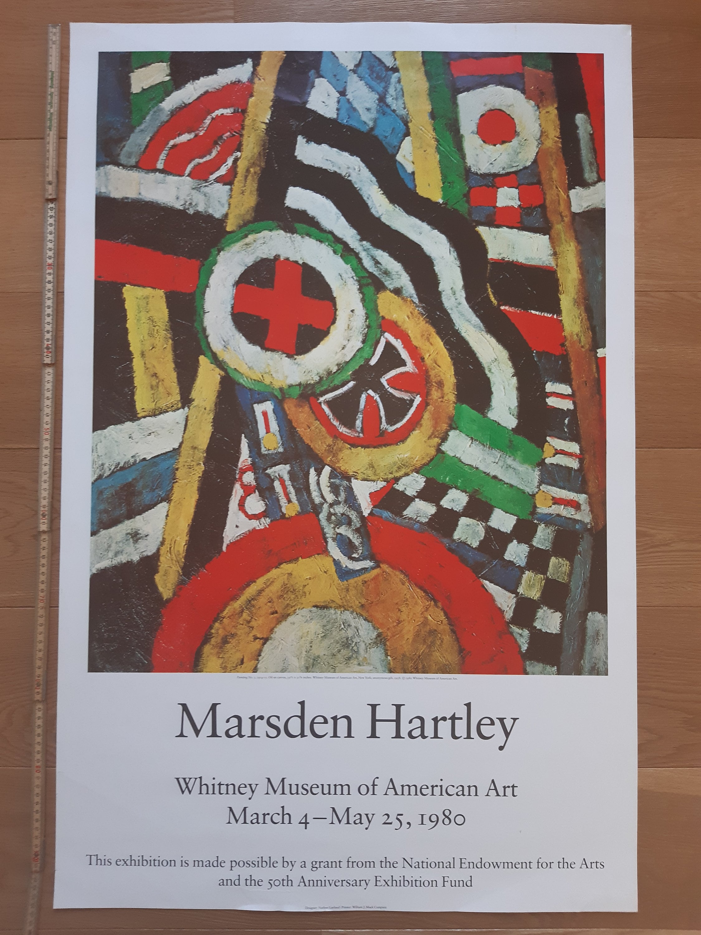 Originales Kunstposter von Marsden Hartley – 27,1"×42,1" (68,8×107cm)