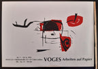 Michael Voges Original-Kunstaustellung Plakat signiert - 86×61cm