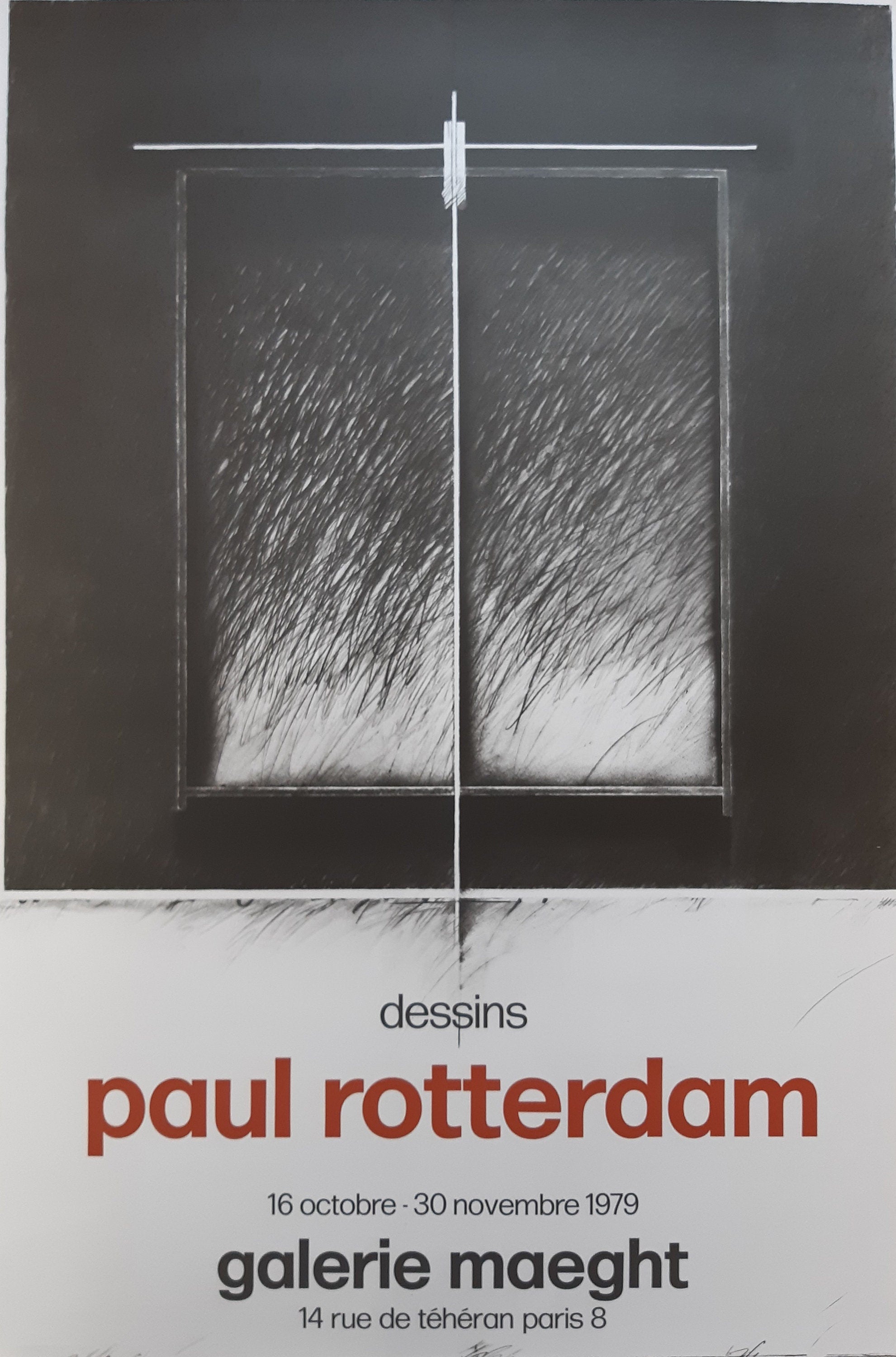Paul Rotterdam originales Kunstausstellungsplakat - 19.7"×29.7" (50×75.5cm)