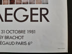 Stefan de Jaeger art exhibition poster - 16.5"×26.8" (42×68cm)