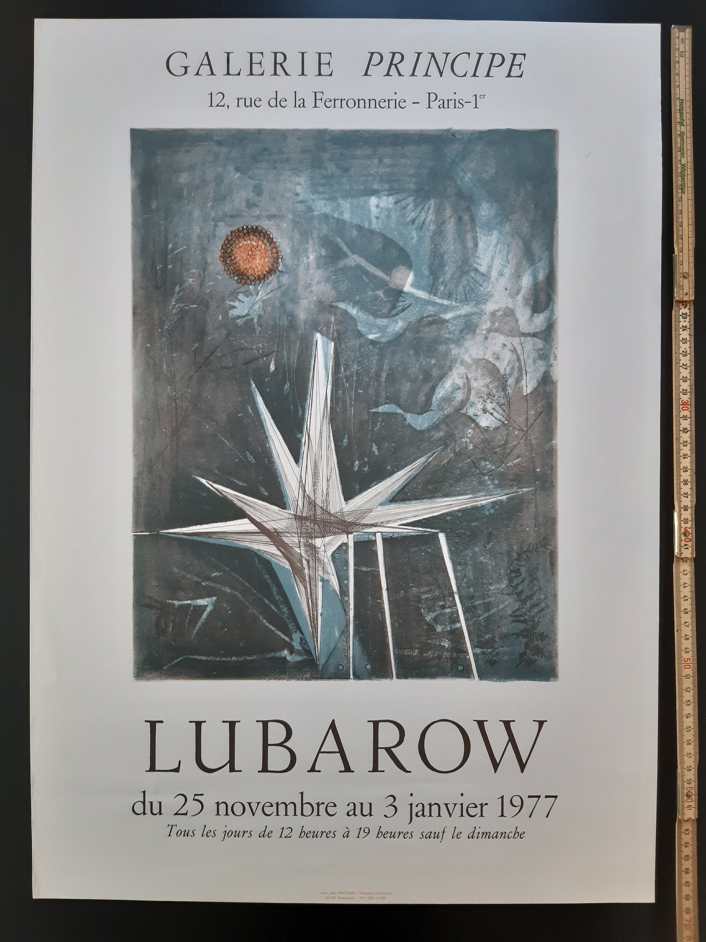 Renée Lubarow original art poster - 19.5"×27.6" (49.5×70cm)