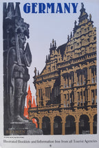 Vintage travel poster Bremen Germany - 19.7"×29.0" (50×73.6cm)