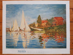 Claude Monet original art poster used - 35.4"×28.0" (90×71cm)