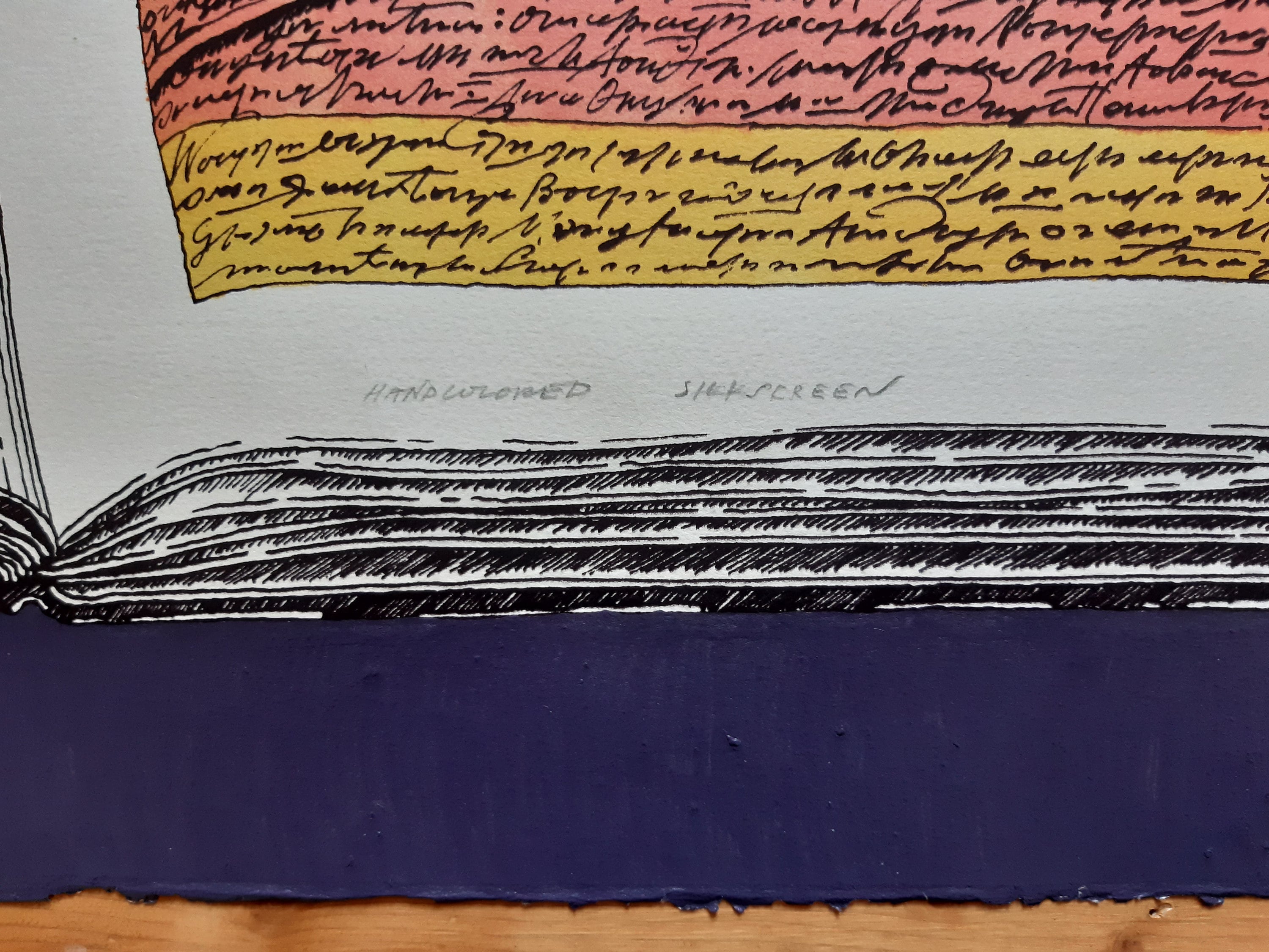 Jan Sawka Original-Kunstposter, handsigniert – 63 × 91 cm