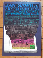 Jan Sawka Original-Kunstposter, handsigniert – 63 × 91 cm