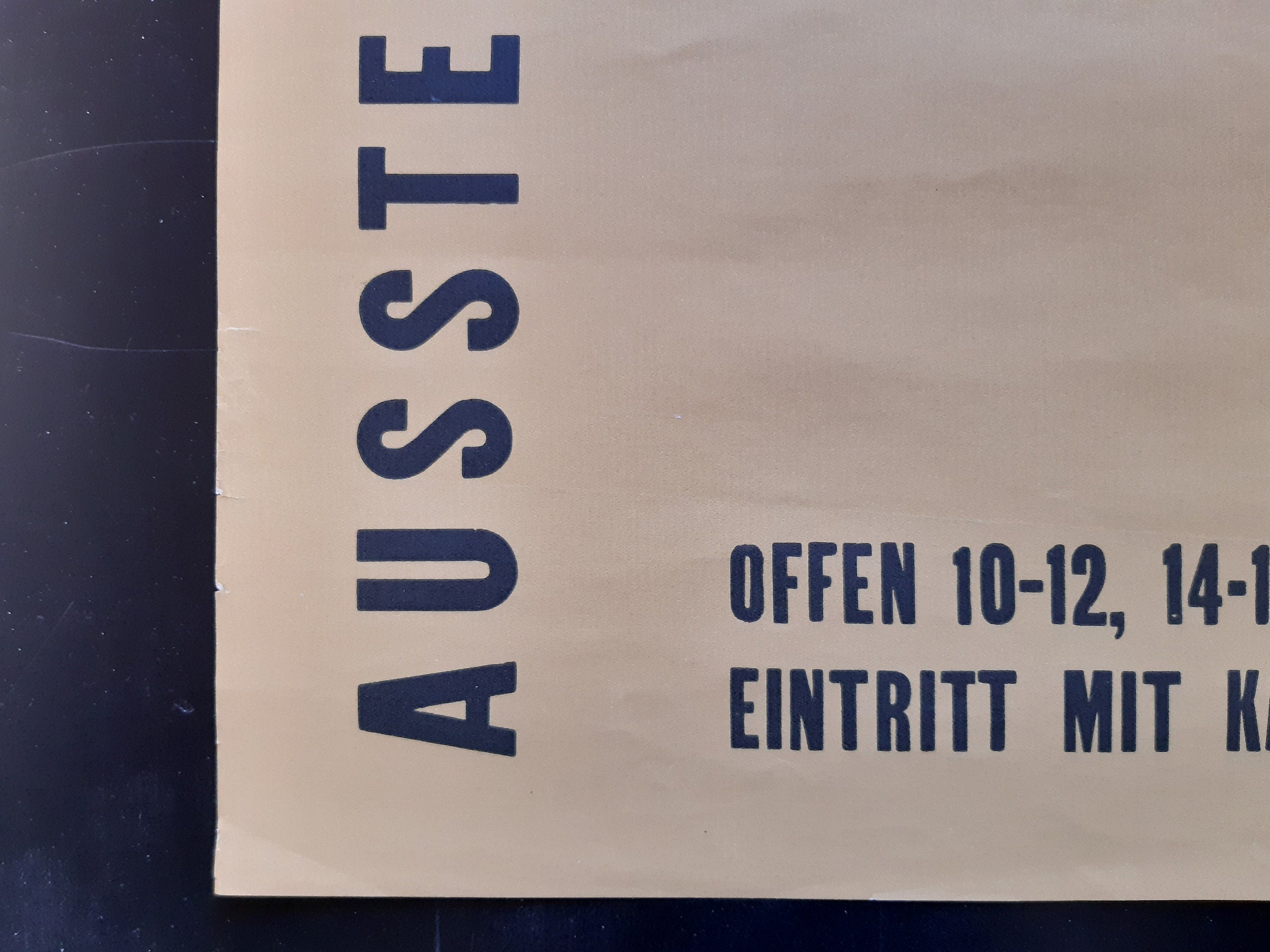 Wilhelm Busch Original Kunstausstellung Plakat - 70×100cm