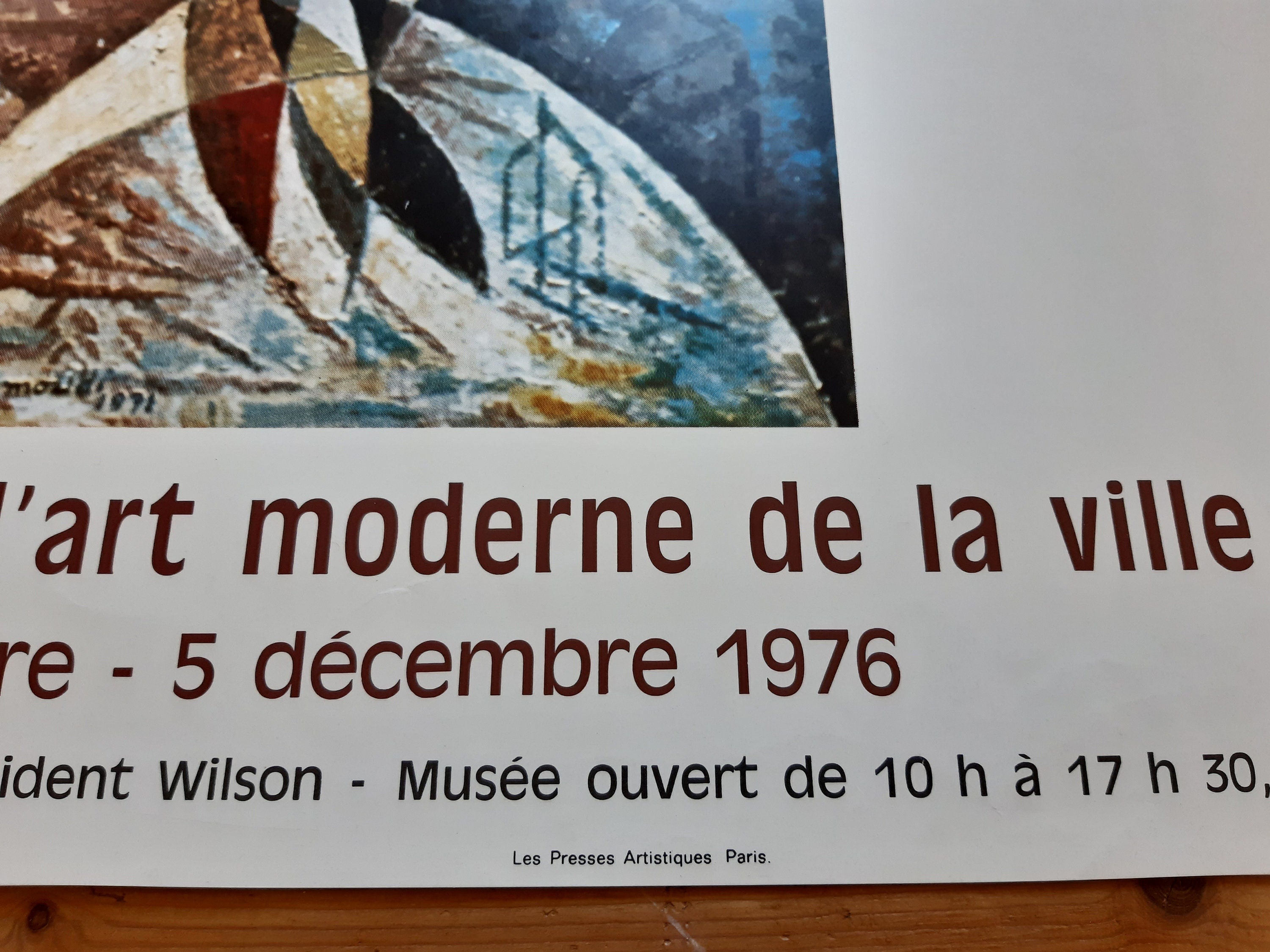 Jamil Hamoudi Original-Ausstellungsplakat – 48,5 x 60 cm (19,1″ × 23,6″)