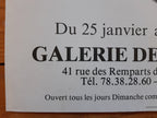 Cécile Tarel original art exhibition poster used - 17.7"×25.2" (45×64cm)