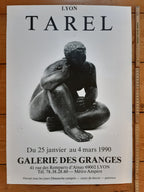 Cécile Tarel original art exhibition poster used - 17.7"×25.2" (45×64cm)