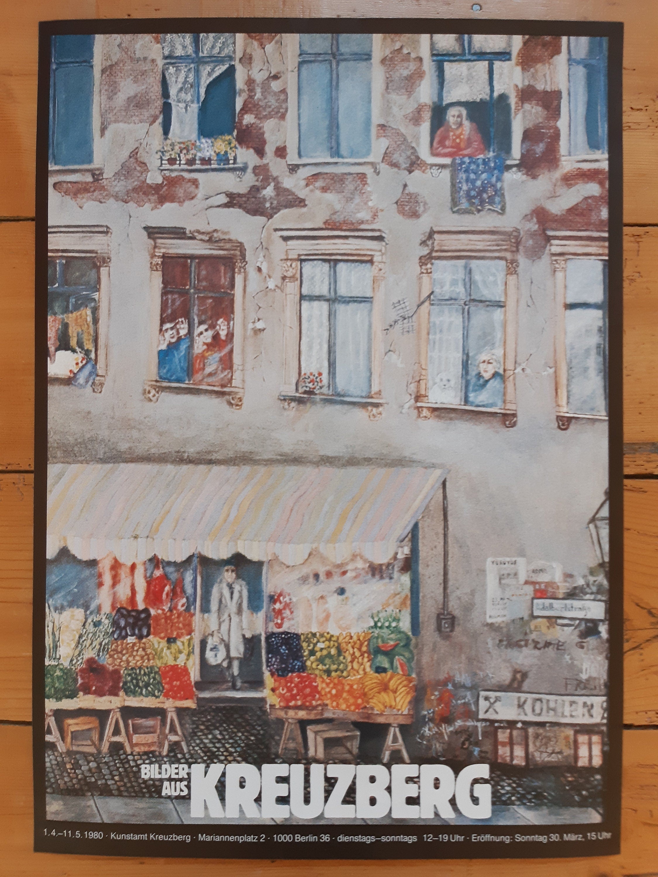 Kreuzberg Original-Ausstellungsposter – 42×60 cm