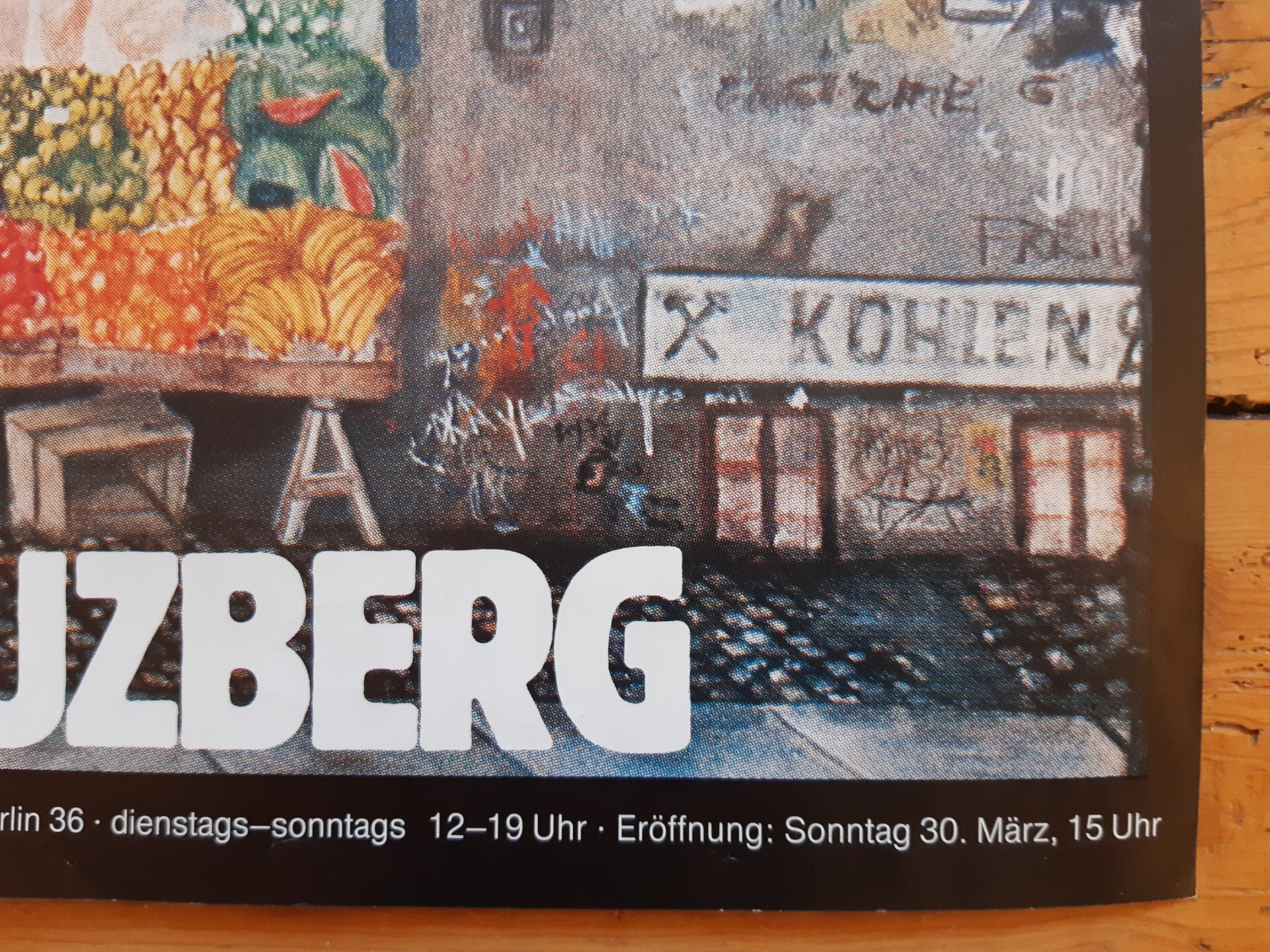 Kreuzberg Original-Ausstellungsposter – 42×60 cm