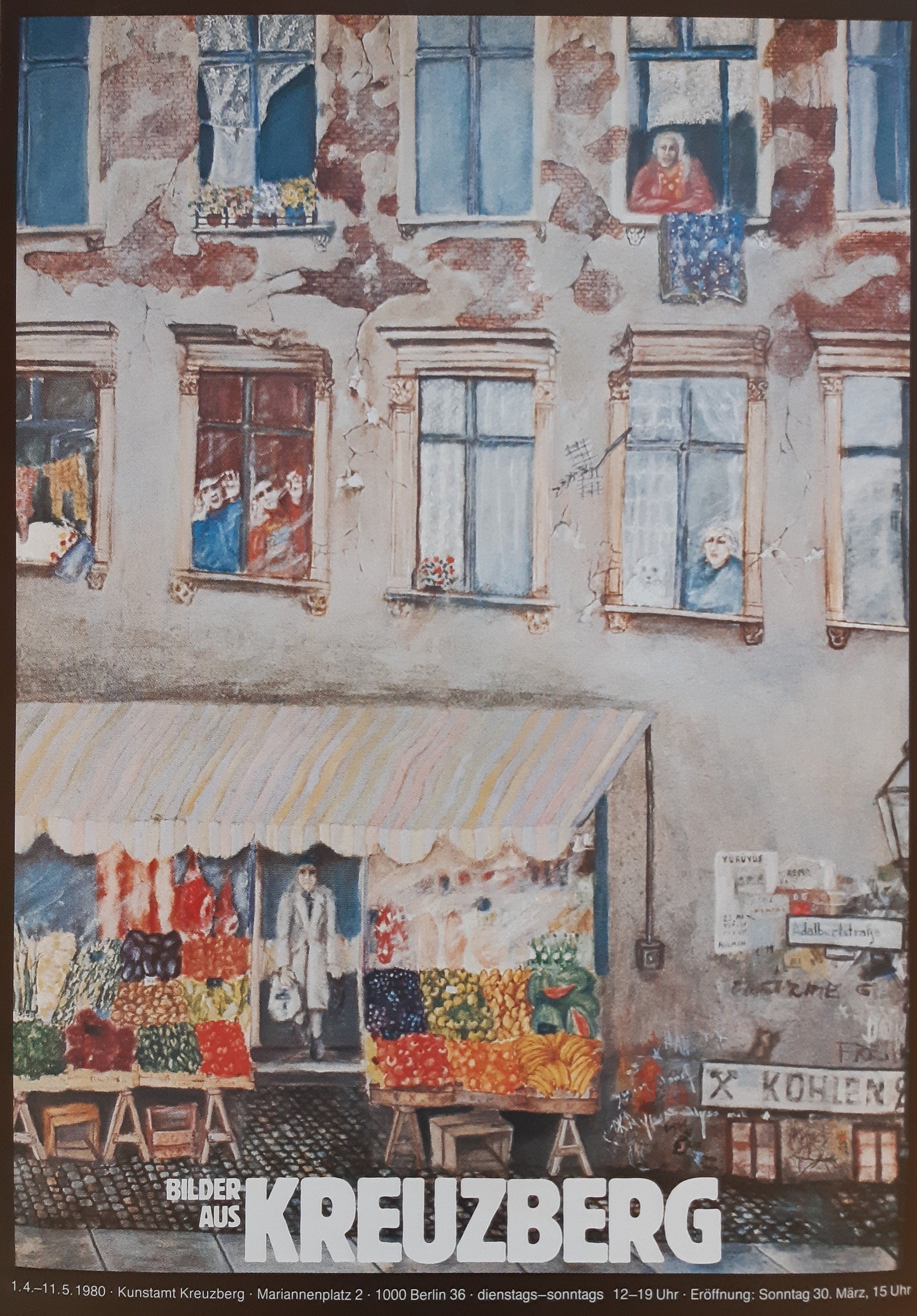 Kreuzberg Original-Ausstellungsposter – 42×60 cm