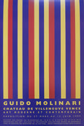 Guido Molinari Ausstellungsplakat im Original - 40×60 cm