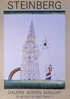 Saul Steinberg Original-Kunstdruckposter - 50,5 × 70 cm (19,9 × 27,6 Zoll)