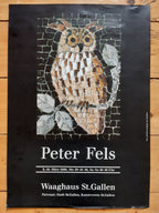Peter Fels original art exhibition poster - 19.3"×25.2" (49×64cm)