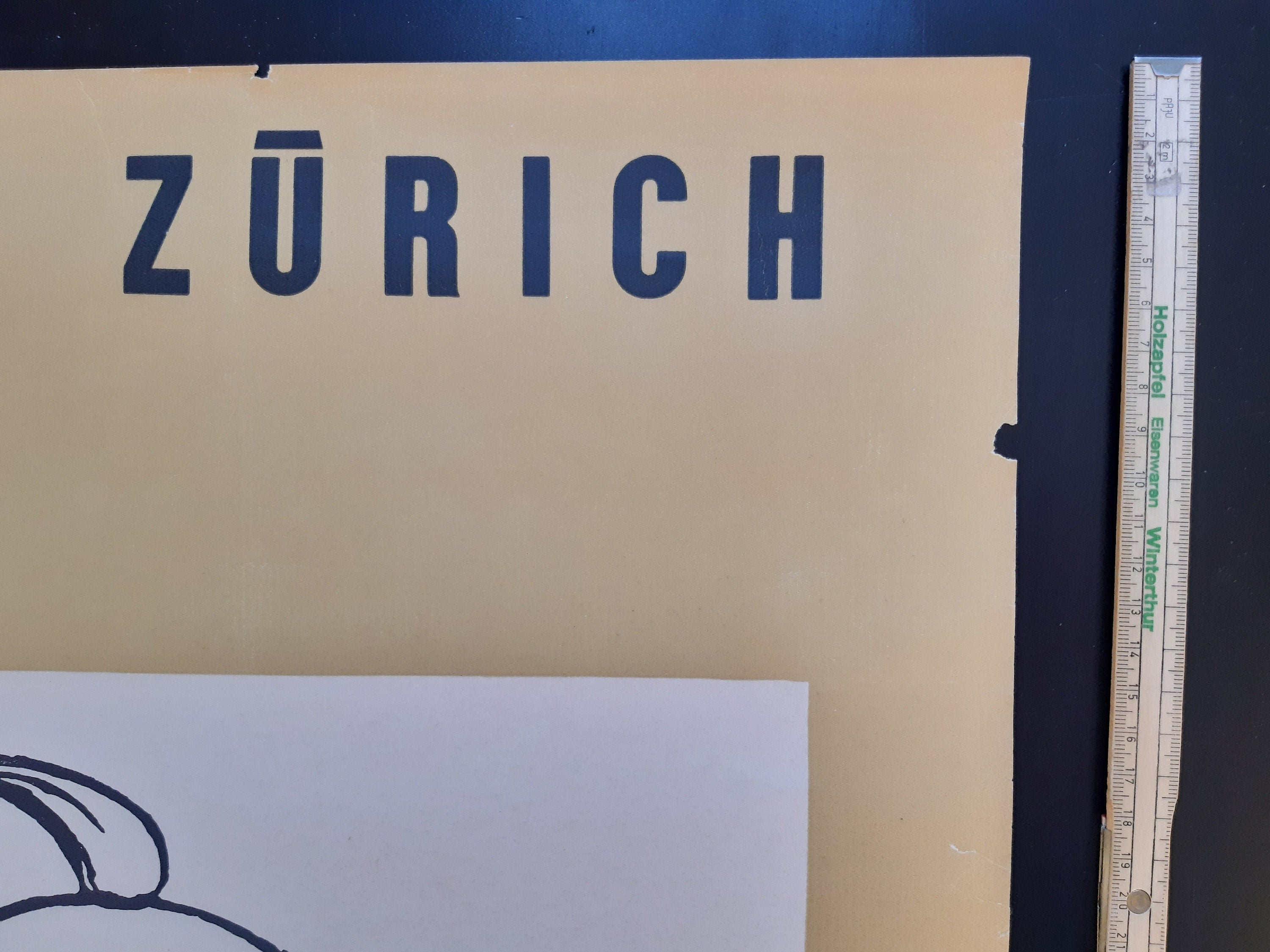 Affiche d'exposition d'art originale de Wilhelm Busch - 70×100cm