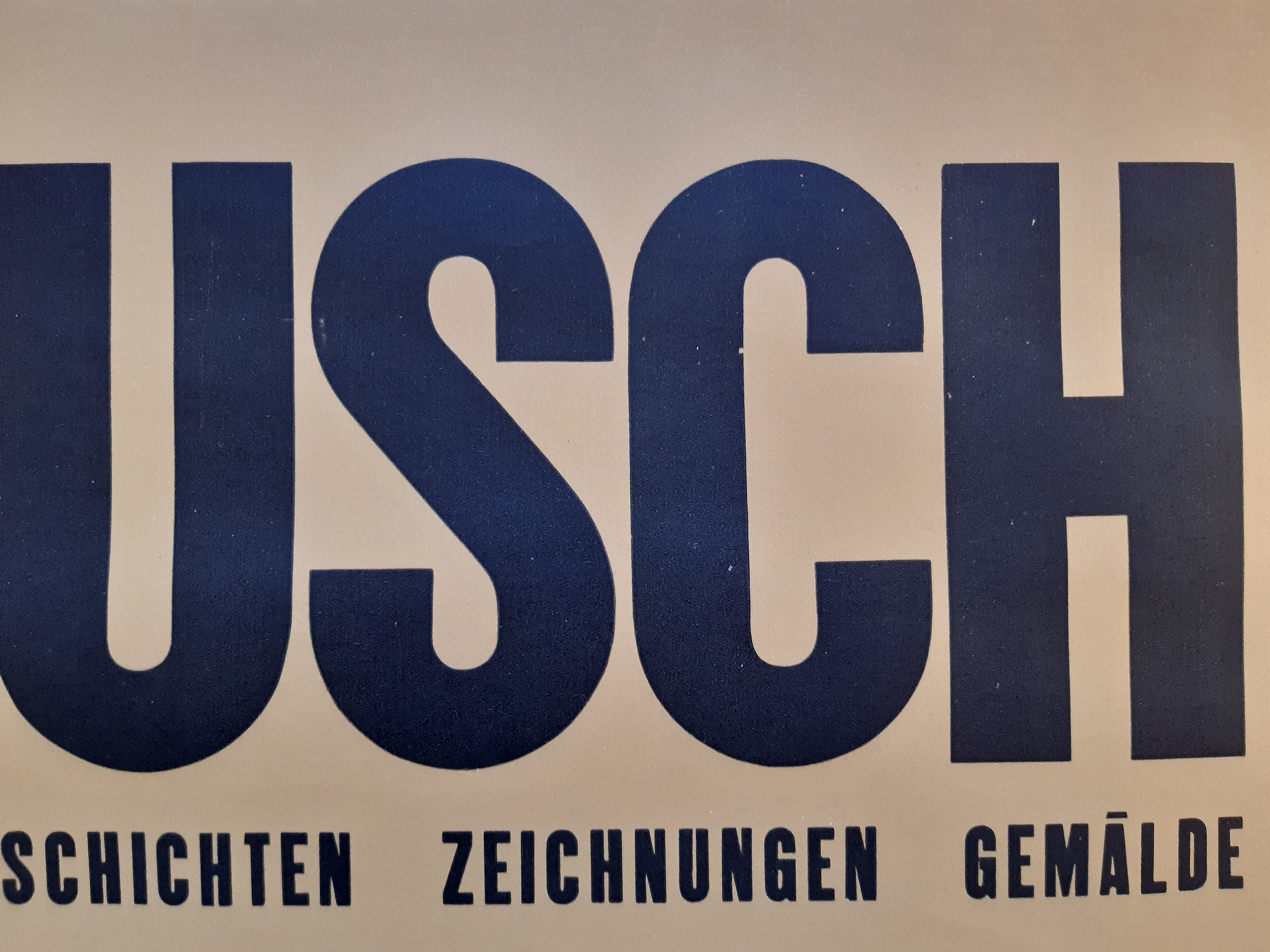 Wilhelm Busch Original Kunstausstellung Plakat - 70×100cm