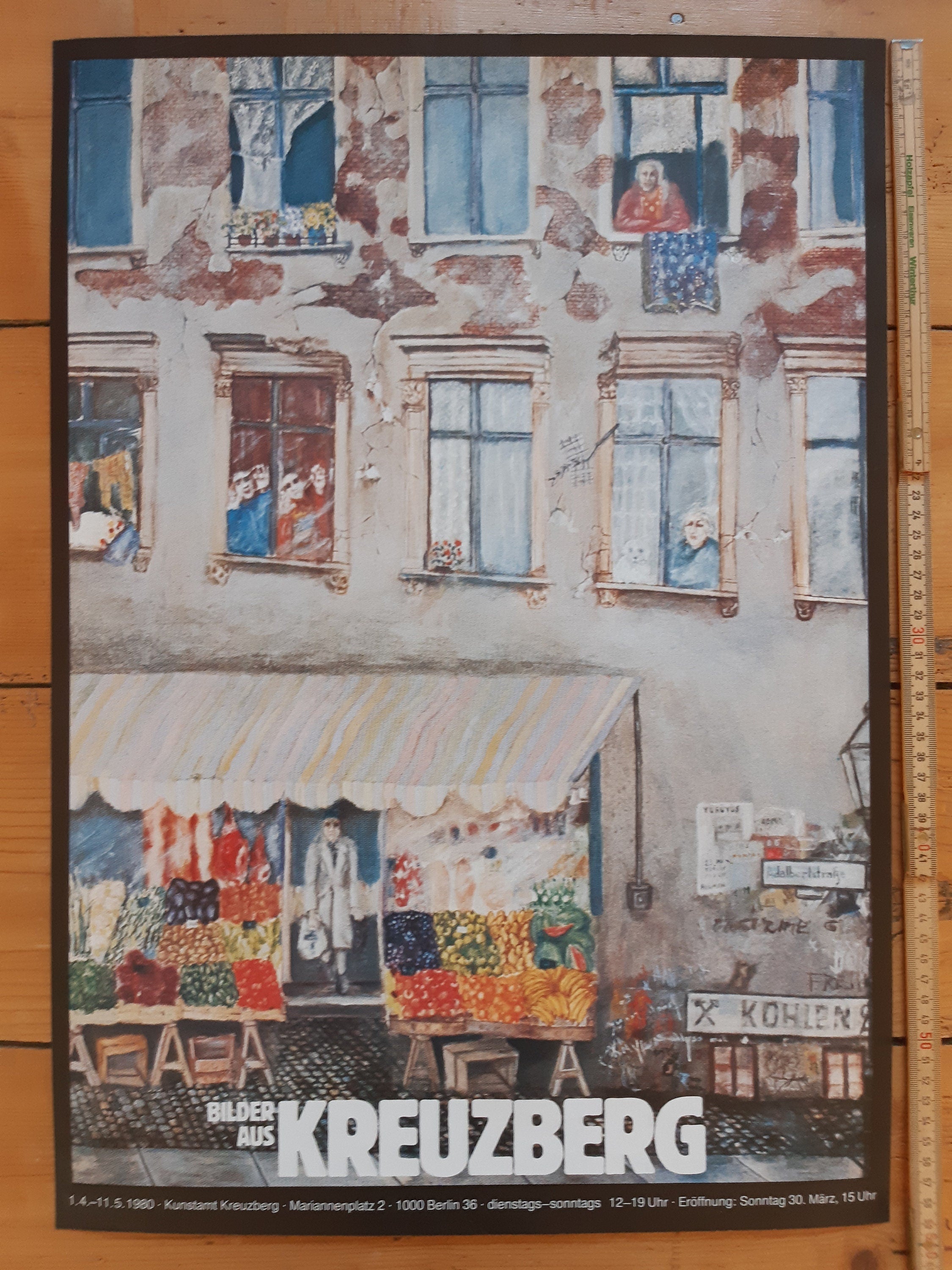Kreuzberg Original-Ausstellungsposter – 42×60 cm