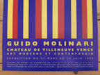 Guido Molinari Ausstellungsplakat im Original - 40×60 cm
