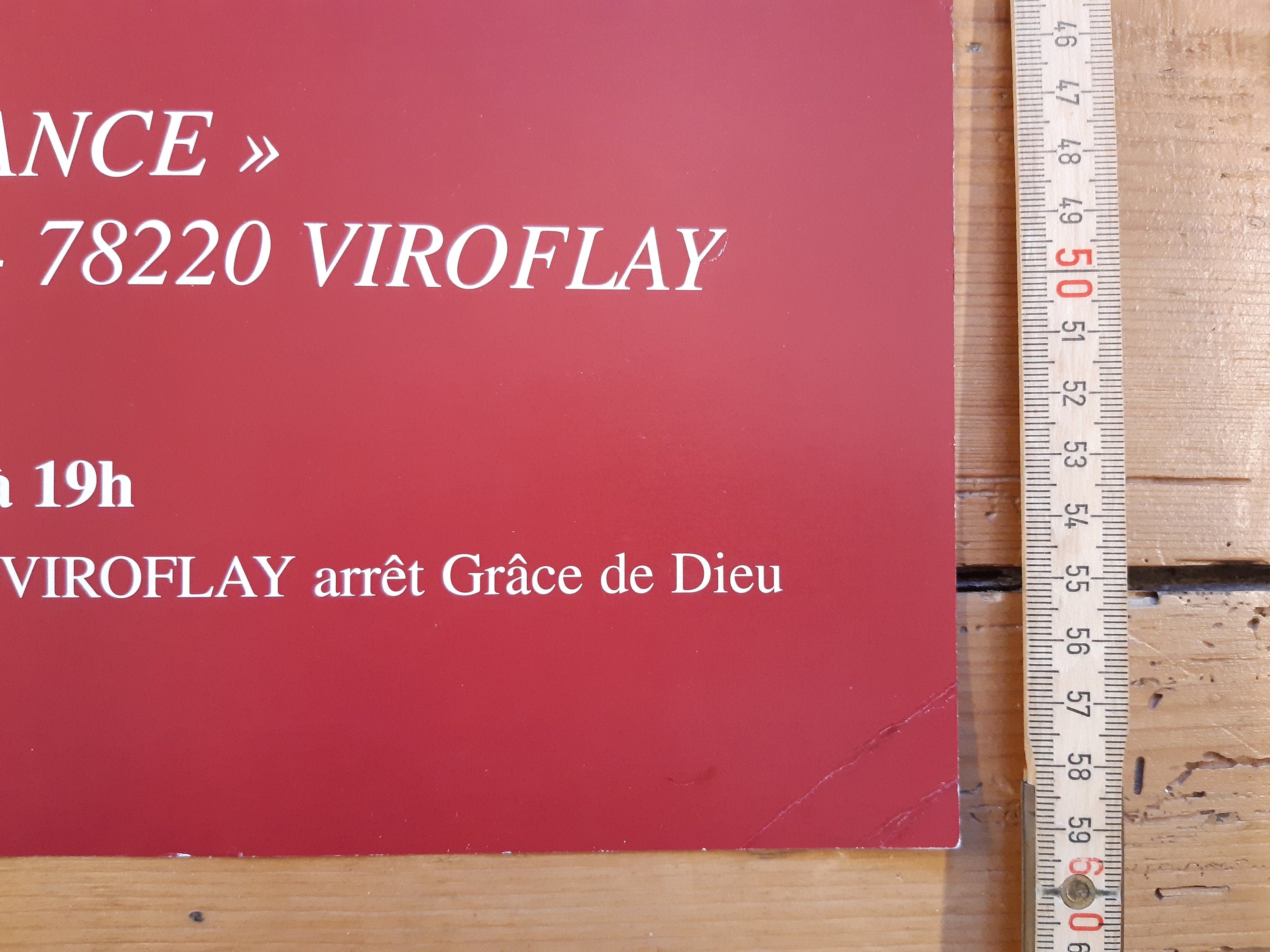 Felix Vallotton art exhibition poster used - 15.7"×23.6" (40×60cm)