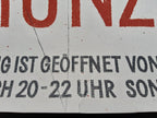 Werner Hunziker art exhibition poster used - 27.6"×39.4" (70×100cm)